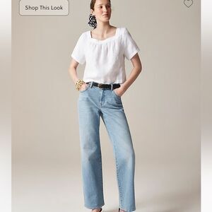 J. Crew Women’s lower-rise full-length slim-wide jean size 30 Tall